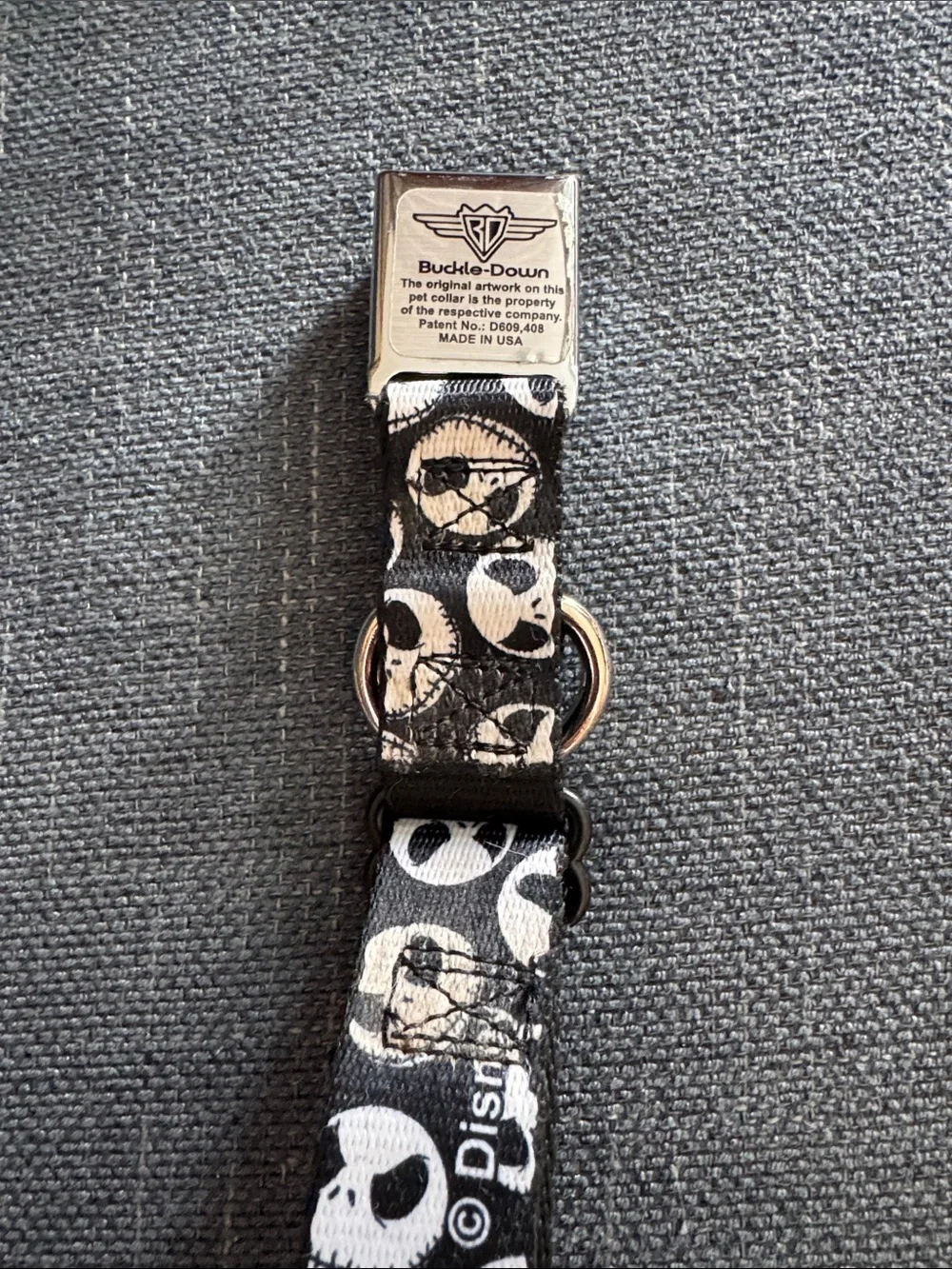 Buckle Down Nightmare Before Christmas dog collar
